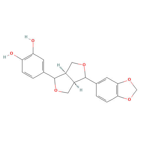 epi-Sesamin Monocatechol (CAS: 1105568-81-7) - Chemical Structure and Molecular Formula 