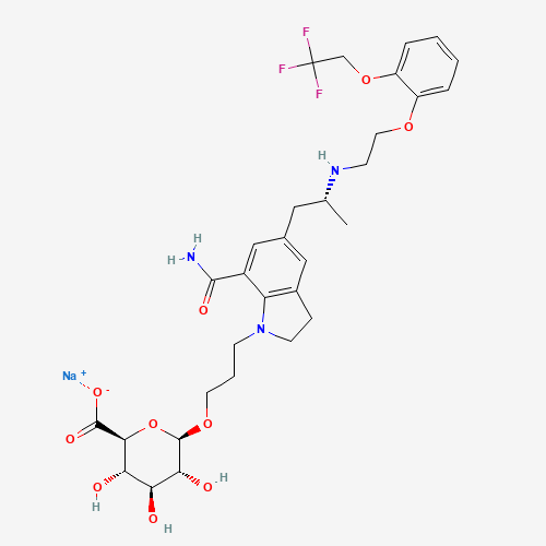Silodosin b-D-Glucuronide Sodium Salt (CAS: 879292-24-7) - Related Chemical Product