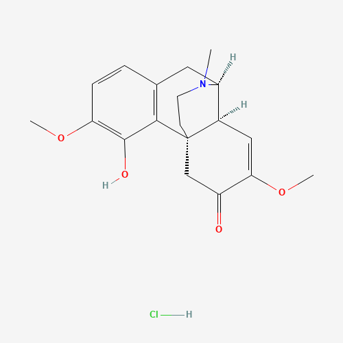 Sinomenine Hydrochloride chemical structure Sinomenine Hydrochloride (CAS: 6080-33-7) - Chemical Structure and Molecular Formula