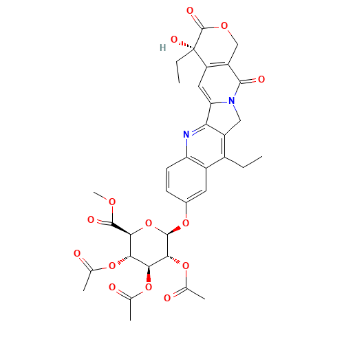 SN-38 Tri-O-acetyl-b-D-glucuronic Acid Methyl Ester (CAS: 121098-77-9) - Related Chemical Product