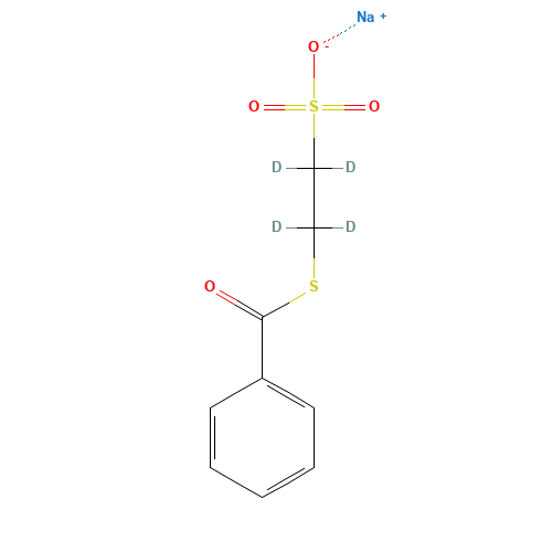 Sodium Benzoylthioethanesulfonate-d4 (CAS: 1189657-00-8) - Related Chemical Product