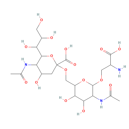 STn Epitope (CAS: 114661-01-7) - Chemical Structure and Molecular Formula 