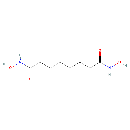 Suberoyl Bis-hydroxamic Acid (CAS: 38937-66-5) - Chemical Structure and Molecular Formula 
