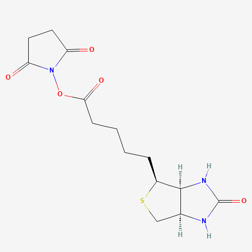N-Succinimido (+)-Biotin (CAS: 35013-72-0) - Chemical Structure and Molecular Formula 
