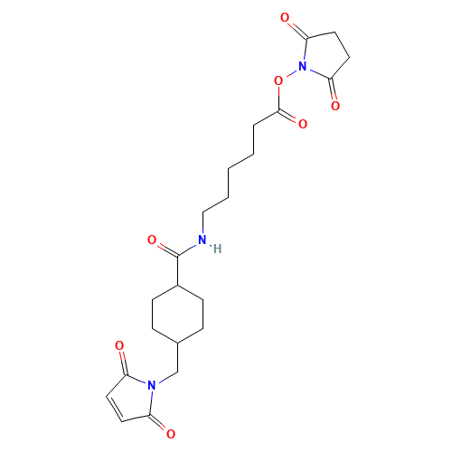 N-Succinimidyl 6-[[4-(Maleimidomethyl)cyclohexyl]carboxamido] Caproate (CAS: 125559-00-4) - Related Chemical Product
