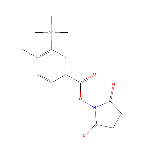 N-Succinimidyl 4-Methyl-3-trimethylstannyl Benzoate (CAS: 1260152-46-2) - Related Chemical Product