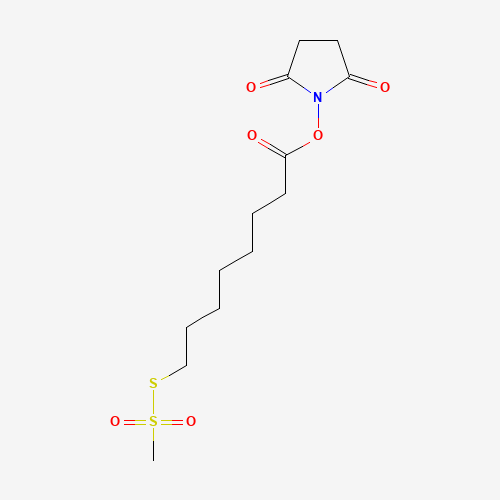N-Succinimidyloxycarbonylheptyl Methanethiosulfonate (CAS: 887407-50-3) - Related Chemical Product