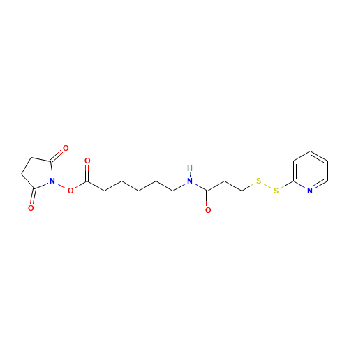 Succinimidyl 6-[3-(2-Pyridyldithio)propionamido]hexanoate (CAS: 158913-22-5) - Related Chemical Product