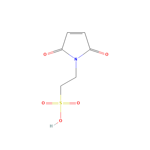 N-(2-Sulfoethyl)maleimide (CAS: 52338-78-0) - Chemical Structure and Molecular Formula 