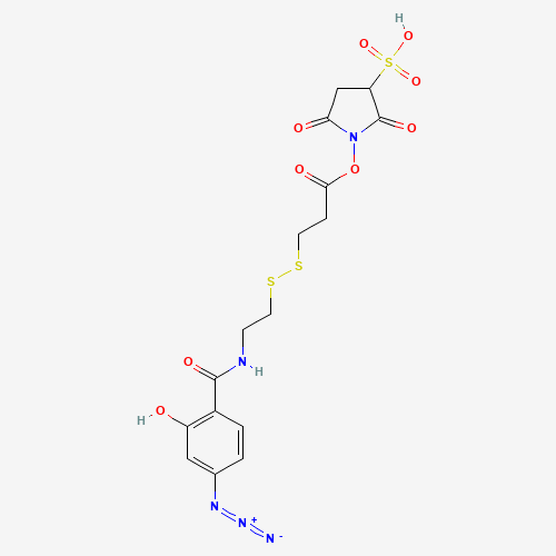 Sulfo-N-succinimidyl3-[[2-(p-azidosalicylamido)ethyl]-1,3'-dithio]propionate (CAS: 144650-95-3) - Related Chemical Product