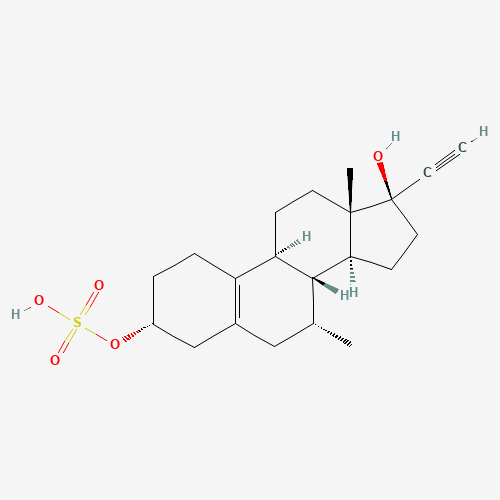 3a-Sulfooxy Tibolone (CAS: 144466-06-8) - Chemical Structure and Molecular Formula 