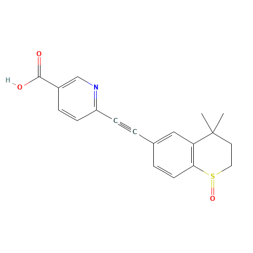 Tazarotenic Acid Sulfoxide (CAS: 603952-64-3) - Related Chemical Product