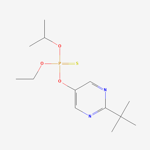 Tebupirimfos (CAS: 96182-53-5) - Chemical Structure and Molecular Formula 