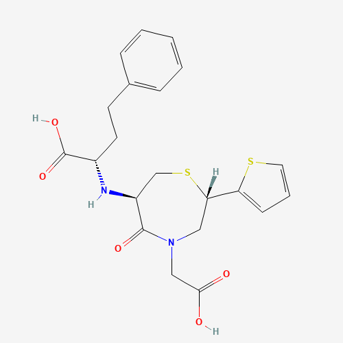 Temocaprilat (CAS: 110221-53-9) - Chemical Structure and Molecular Formula 