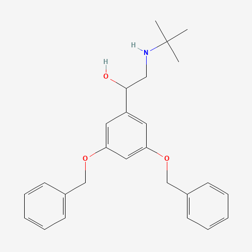 Terbutaline 3,5-Dibenzyl Ether (CAS: 28924-25-6) - Chemical Structure and Molecular Formula 