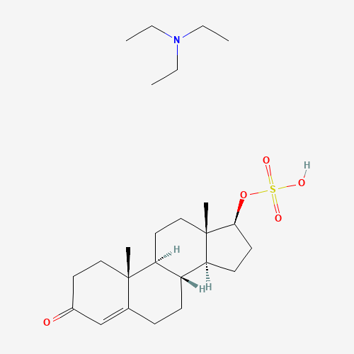 Testosterone Sulfate Triethylamine Salt (CAS: 20997-99-3) - Chemical Structure and Molecular Formula 