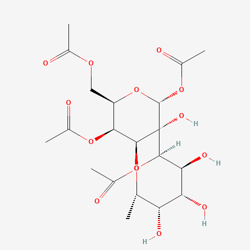 1,3,4,6-Tetra-O-acetyl-2-(a-L-fucopyranosyl)-a-D-galactopyranose (CAS: 56822-34-5) - Related Chemical Product