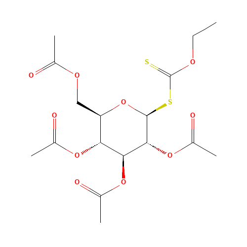 2,3,4,6-Tetra-O-acetyl-b-D-glucopyranosyl Ethylxanthate (CAS: 13639-54-8) - Related Chemical Product