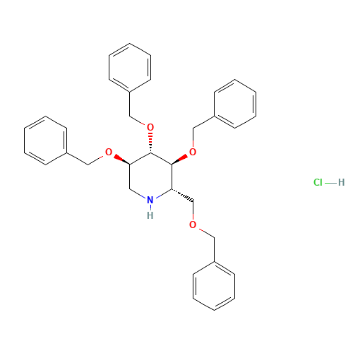 2,3,4,6-Tetra-O-benzyl-1-deoxynojirimycin Hydrochloric Acid Salt (CAS: 72983-76-7) - Related Chemical Product