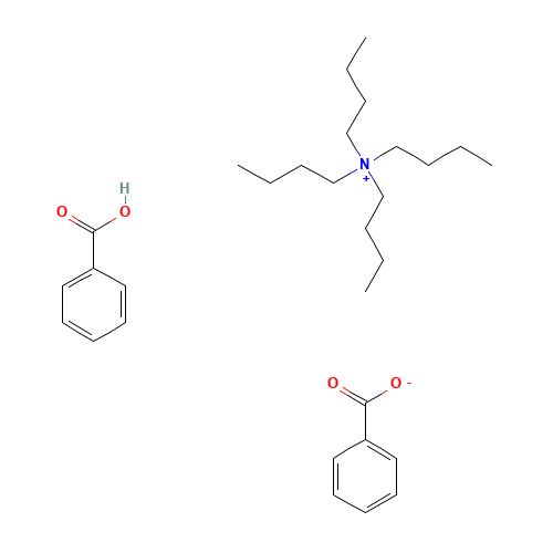Tetrabutylammonium bibenzoate (CAS: 116263-39-9) - Chemical Structure and Molecular Formula 