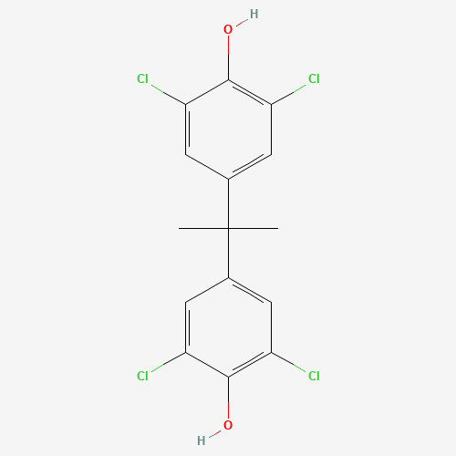 4,4'-(2,2-Propanediyl)bis(2,6-dichlorophenol) (CAS: 79-95-8) - Chemical Structure and Molecular Formula 