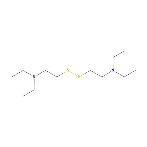 Tetraethylcystamine (CAS: 589-32-2) - Chemical Structure and Molecular Formula 