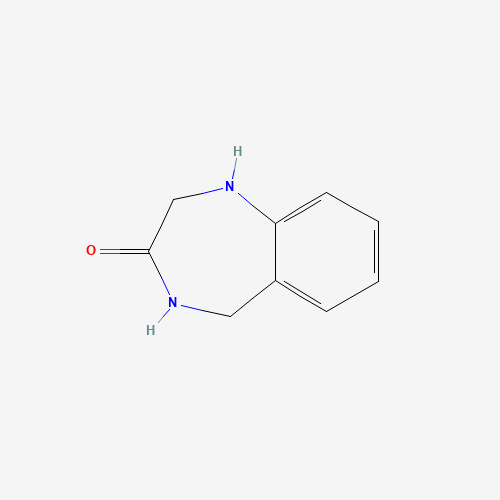 1,2,4,5-Tetrahydro-3H-1,4-benzodiazepin-3-one (CAS: 168080-43-1) - Chemical Structure and Molecular Formula 