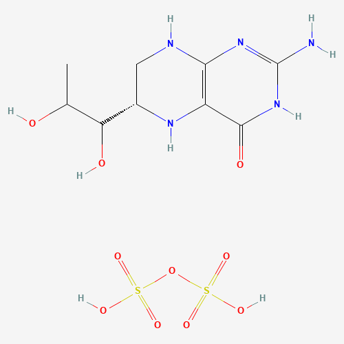 (6S)-Tetrahydro-L-biopterin Disulfate (CAS: 103130-45-6) - Chemical Structure and Molecular Formula 