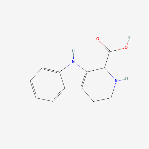 1,2,3,4-Tetrahydro-?-carboline-1-carboxylic Acid (CAS: 6649-91-8) - Chemical Structure and Molecular Formula 
