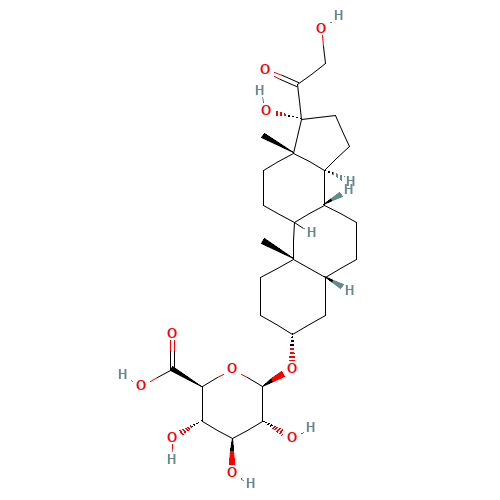 Tetrahydro-11-deoxy Cortisol 3-O-b-D-Glucuronide (CAS: 56162-40-4) - Related Chemical Product