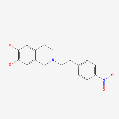 1,2,3,4-Tetrahydro-6,7-dimethoxy-2-[2-(4-nitrophenyl)ethyl]isoquinoline (CAS: 82925-01-7) - Related Chemical Product