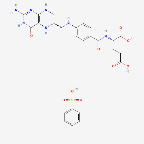 (6S)-Tetrahydrofolic Acid p-Toluenesulfonate Salt (CAS: 144077-69-0) - Chemical Structure and Molecular Formula 