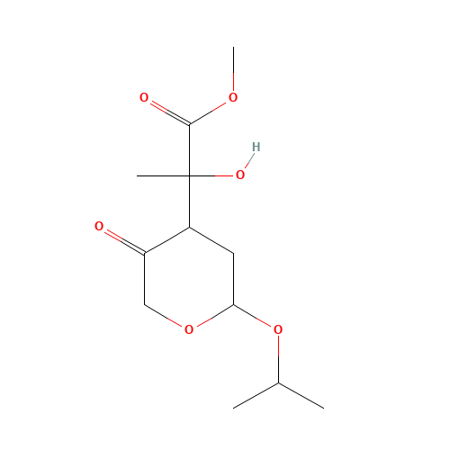 Tetrahydro-a-hydroxy-a-methyl-2-(1-methylethoxy)-5-oxo-2H-pyran-4-acetic acid Methyl Ester (CAS: 1044244-99-6) - Related Chemical Product