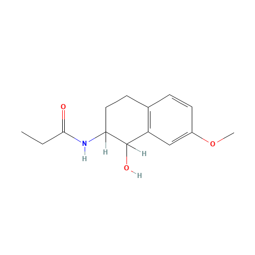 N-[(1,2,3,4-Tetrahydro-1-hydroxy-7-methoxy-2-naphthalenyl]propanamide (CAS: 887407-57-0) - Related Chemical Product