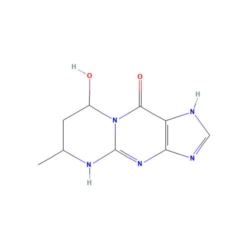 4,6,7,8-Tetrahydro-8-hydroxy-6-methylpyrimido[1,2-a]purin-10(3H)-one (CAS: 141635-93-0) - Related Chemical Product