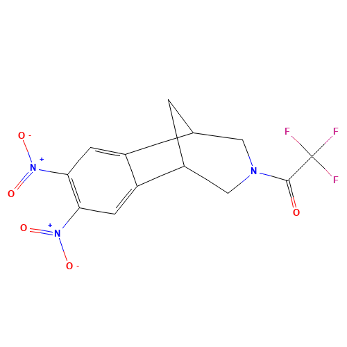 2,3,4,5-Tetrahydro-7,8-dinitro-3-(trifluoroacetyl)-1,5-methano-1H-3-benzazepine (CAS: 230615-59-5) - Related Chemical Product