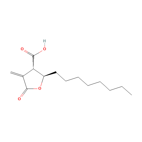 trans-Tetrahydro-4-methylene-2-octyl-5-oxo-3-furancarboxylic Acid (CAS: 191282-48-1) - Related Chemical Product