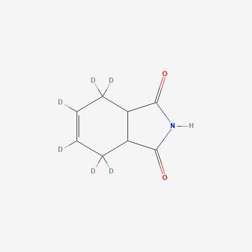 1,2,3,6-Tetrahydrophthalimide-3,3,4,5,6,6-d6 (CAS: 1020719-96-3) - Chemical Structure and Molecular Formula 