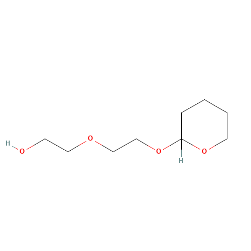 Tetrahydropyranyldiethyleneglycol (CAS: 2163-11-3) - Chemical Structure and Molecular Formula 