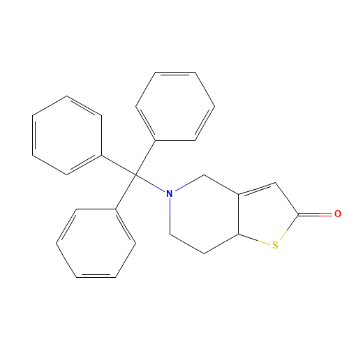 5,6,7,7a-Tetrahydro-5-(triphenylmethyl)thieno[3,2-c]pyridinone (CAS: 109904-26-9) - Related Chemical Product