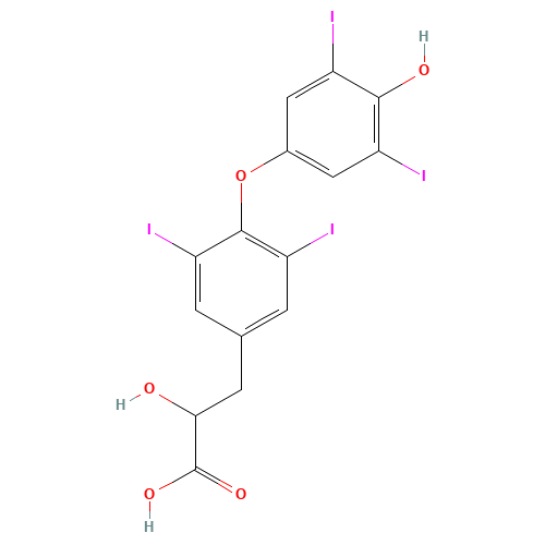 3,5,3',5'-Tetraiodo Thyrolactic Acid (CAS: 7069-47-8) - Related Chemical Product