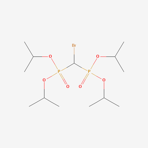 Tetraisopropyl Bromomethanediphosphonate (CAS: 10596-20-0) - Chemical Structure and Molecular Formula 