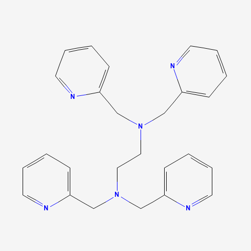 N,N,N',N'-Tetrakis(2-pyridylmethyl)-1,2-ethylenediamine (CAS: 16858-02-9) - Chemical Structure and Molecular Formula 