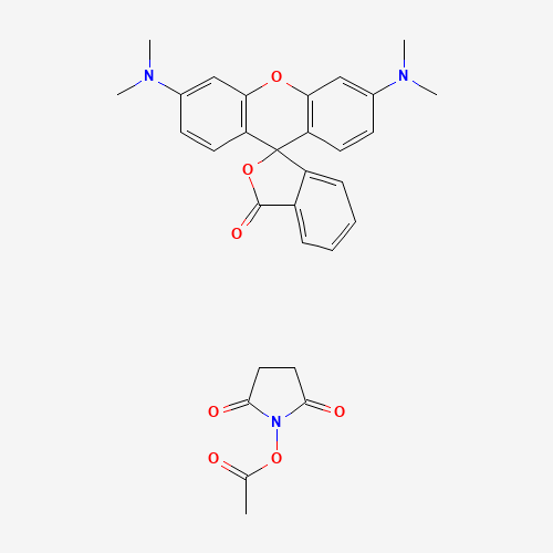 2-[(5(6)-Tetramethylrhodamine]carboxylic Acid N-Hydroxysuccinimide Ester (CAS: 122363-35-3) - Related Chemical Product