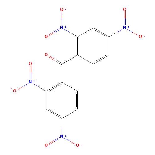 2,2',4,4'-Tetranitrobenzophenone (CAS: 71535-97-2) - Chemical Structure and Molecular Formula 