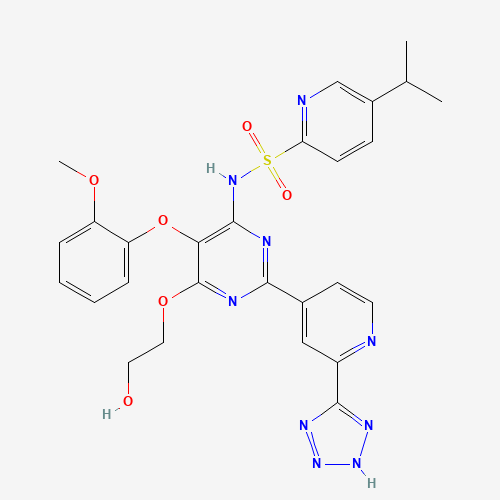 Tezosentan (CAS: 180384-57-0) - Chemical Structure and Molecular Formula 