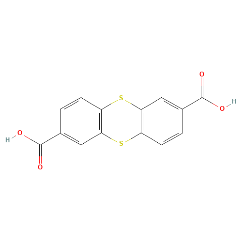 2,7-Thianthrenedicarboxylic Acid (CAS: 154341-96-5) - Chemical Structure and Molecular Formula 