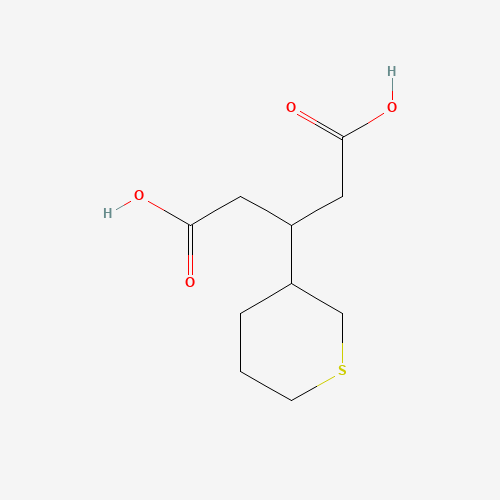 3-Thian-3-ylglutaric Acid (CAS: 119725-84-7) - Chemical Structure and Molecular Formula 