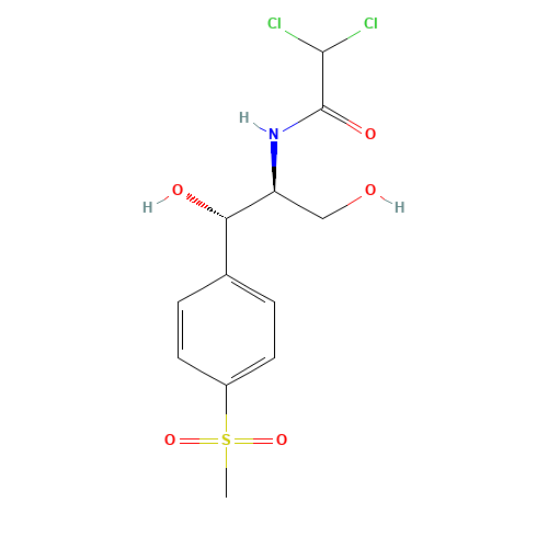 ent-Thiamphenicol (CAS: 19934-71-5) - Chemical Structure and Molecular Formula 