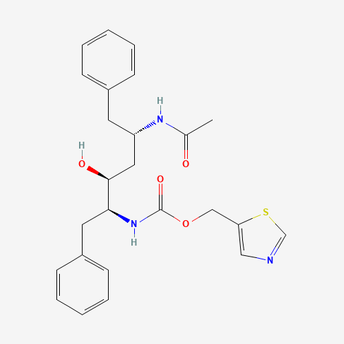1,3-Thiazol-5-ylmethyl N-[(1S,2S,4S)-4-(acetylamino)-1-benzyl-2-hydroxy-5-phenylpentyl]carbamate (CAS: 1010808-43-1) - Related Chemical Product